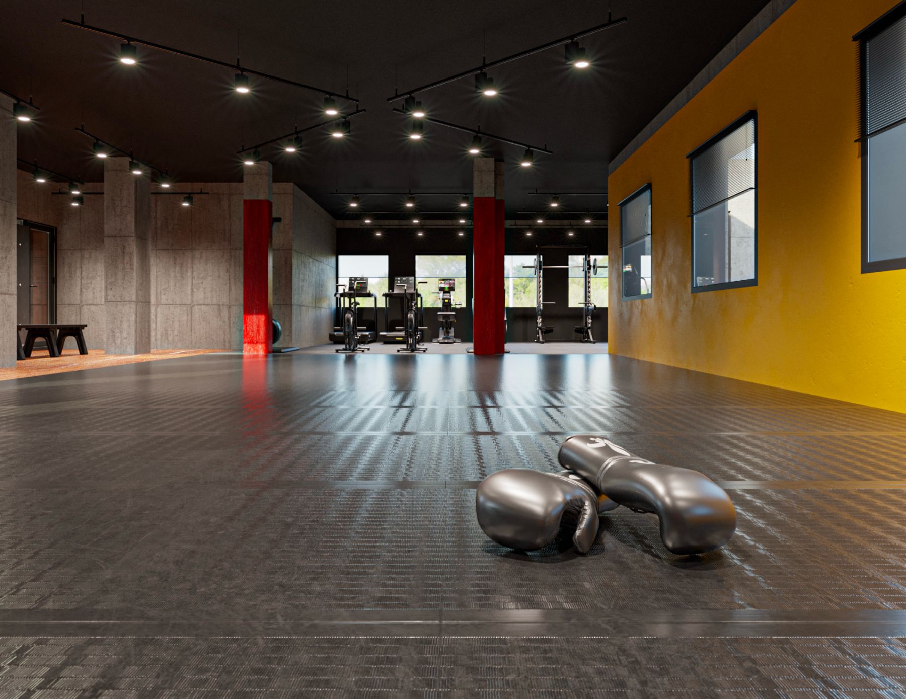 Tatami de la nouvelle salle ATCH Academy