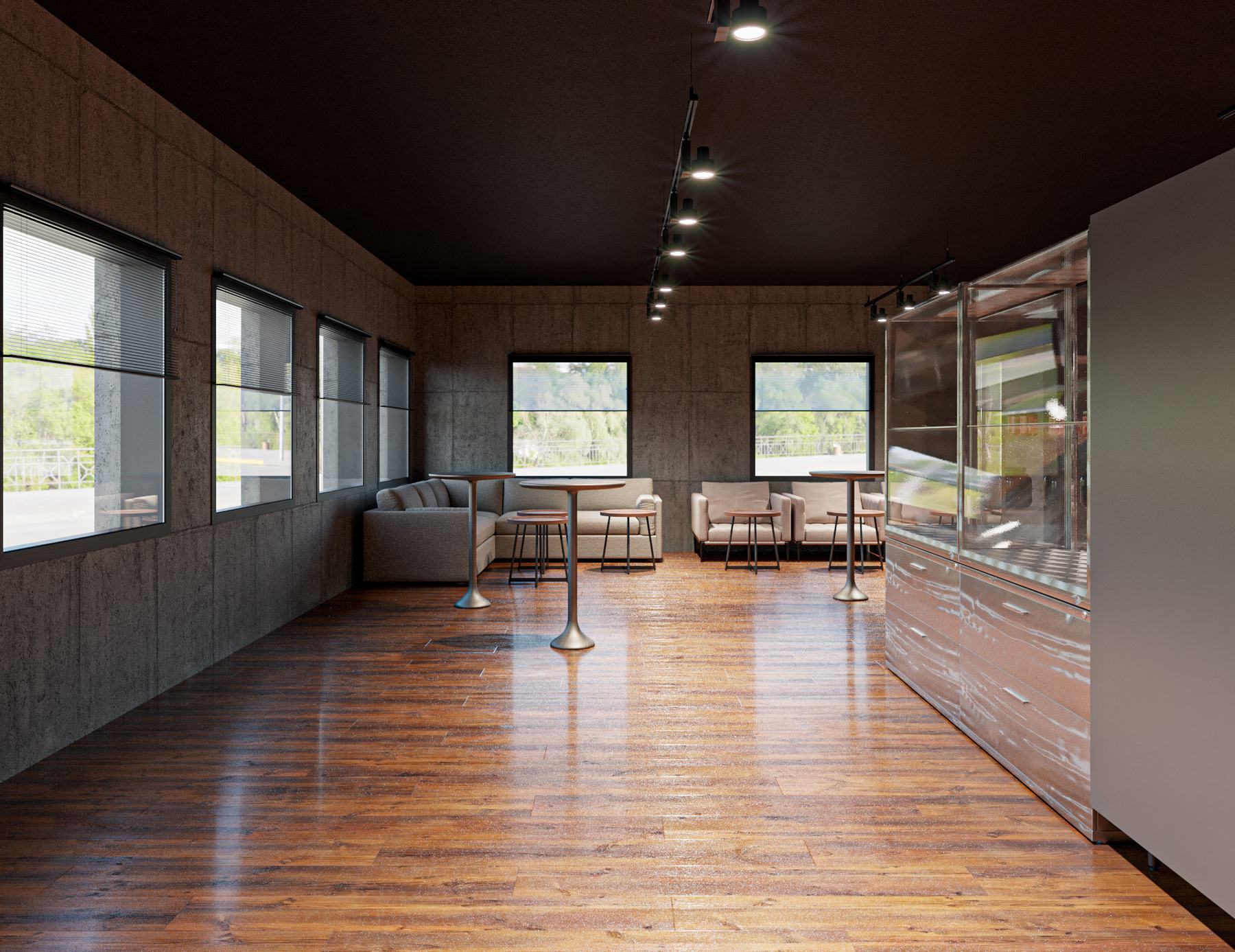 Lounge et espace récupération