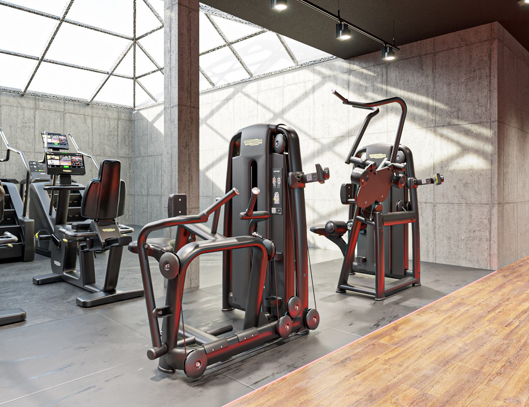 Plateau machines guidées Technogym