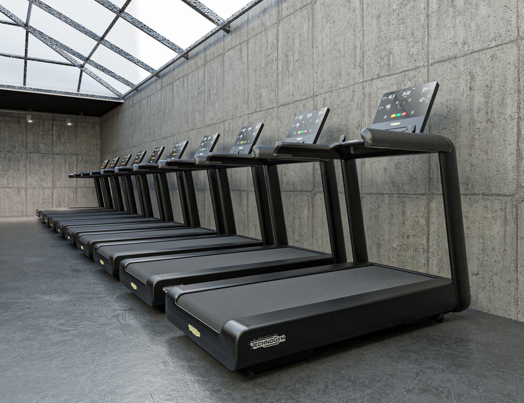 Espace running et tapis Technogym
