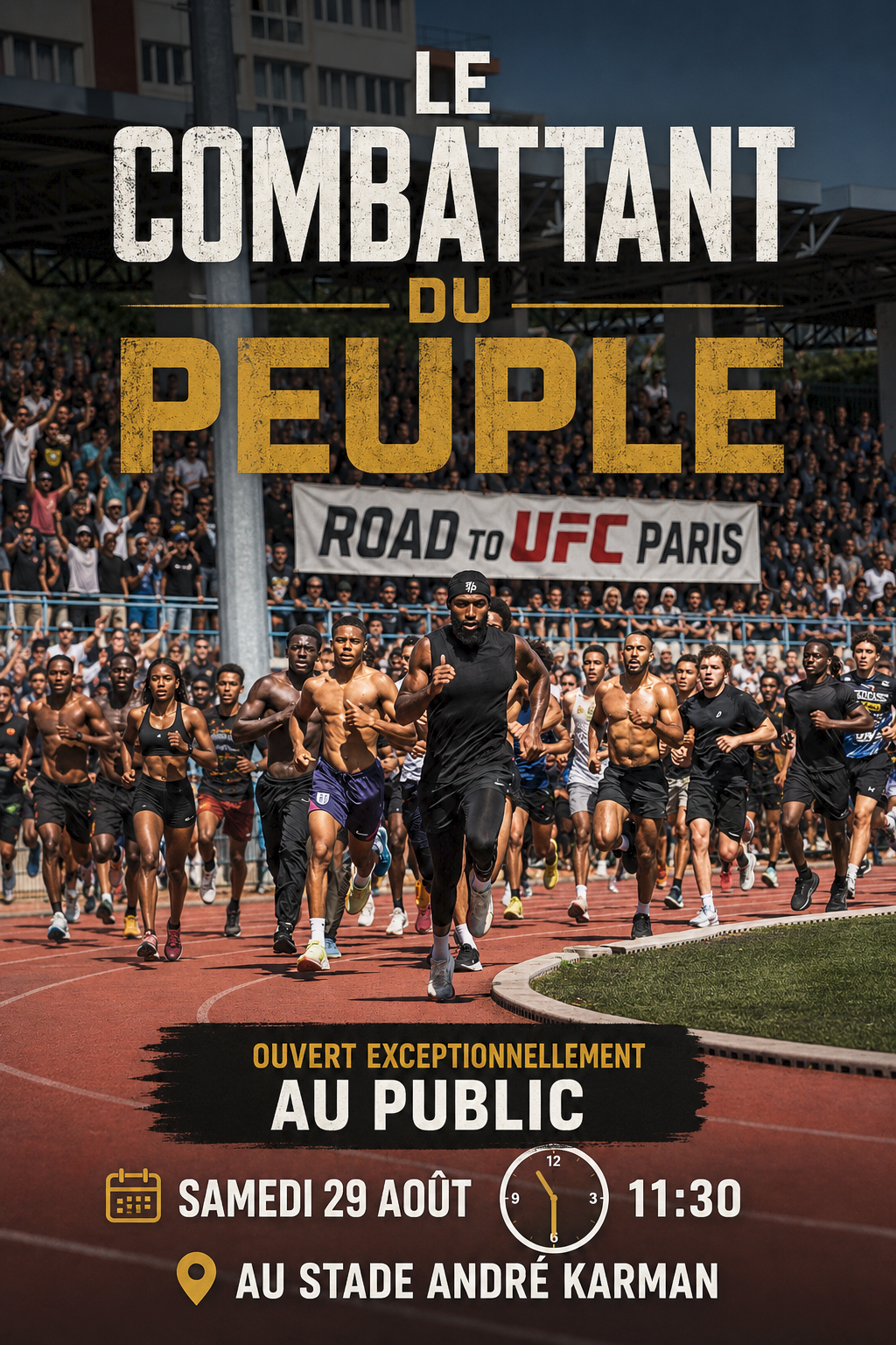 La Piste — dernière séance avant l'UFC Paris avec Salahdine Parnasse